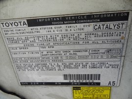 1991 TOYOTA TRUCK DLX WHITE STD CAB 2.4L MT 2WD Z18241